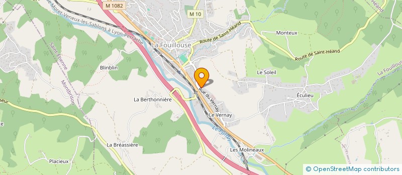 localisation de l'entreprise MADAME TIPHAINE COMETTI  LA FOUILLOUSE