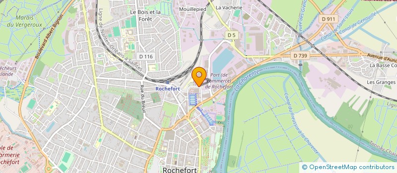 localisation de l'entreprise MADAME TIPHAINE CROIZE-SANZEE  ROCHEFORT