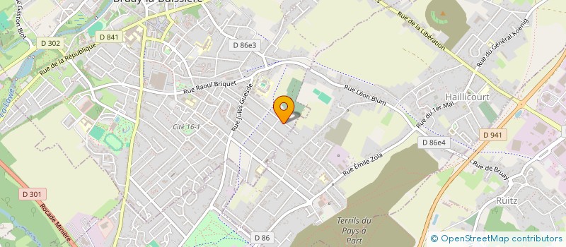 localisation de l'entreprise MADAME TIPHAINE DANDRE  BRUAY-LA-BUISSIERE