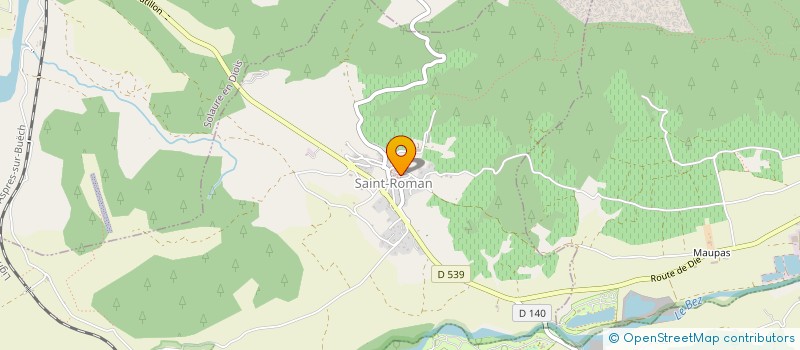 localisation de l'entreprise MADAME TIPHAINE DAPREMONT  SAINT-ROMAN