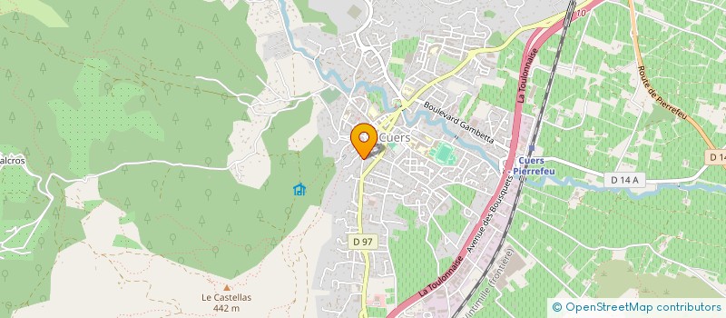 localisation de l'entreprise MADAME TIPHAINE DE BREBISSON  CUERS