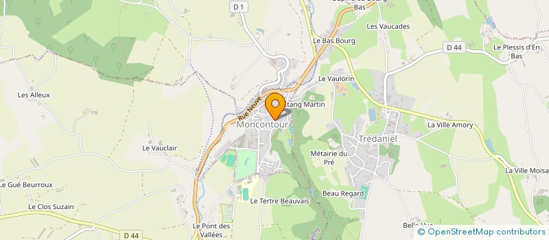 localisation de l'entreprise MADAME TIPHAINE DE MEHERENC DE SAINT PIERRE  MONCONTOUR