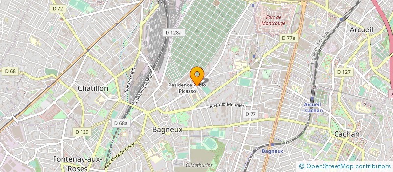 localisation de l'entreprise MADAME TIPHAINE DEPECKER à BAGNEUX