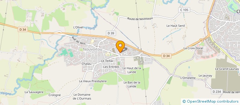 localisation de l'entreprise MADAME TIPHAINE DERREY à NOUVOITOU