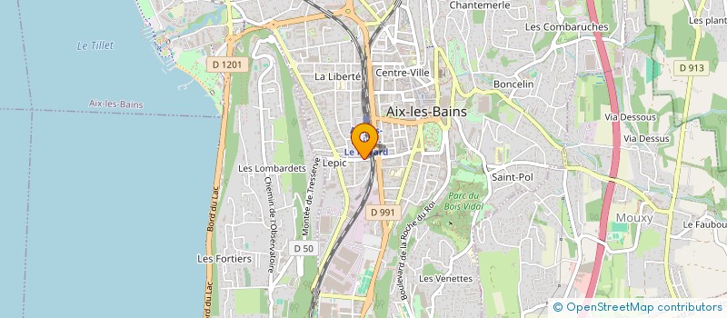 localisation de l'entreprise MADAME TIPHAINE DESOLLE à AIX-LES-BAINS