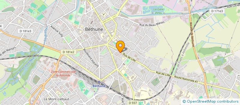 localisation de l'entreprise MADAME TIPHAINE DOUILLIEZ  LABRUYERE