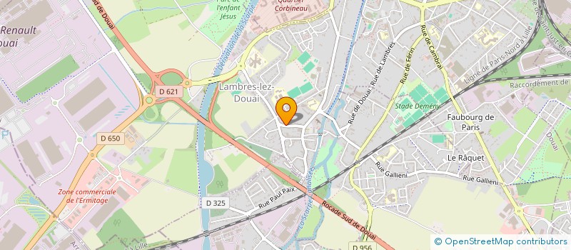 localisation de l'entreprise MADAME TIPHAINE DU GARDIN  LAMBRES-LEZ-DOUAI