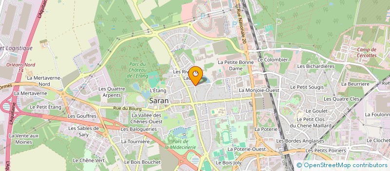 localisation de l'entreprise MADAME TIPHAINE DU MAS DE PAYSAC à SARAN