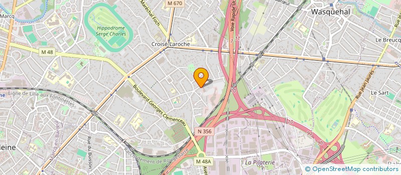 localisation de l'entreprise MADAME TIPHAINE DUBOIS D'ENGHIEN à MARCQ-EN-BARŒUL