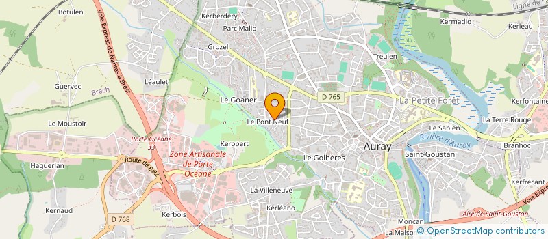 localisation de l'entreprise MADAME TIPHAINE ETENDART à AURAY