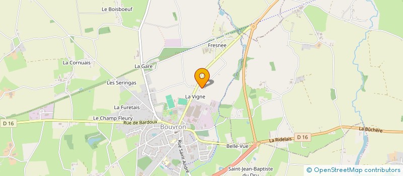 localisation de l'entreprise MADAME TIPHAINE FAVREAU  BOUVRON