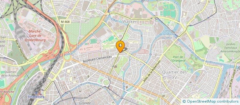 localisation de l'entreprise MADAME TIPHAINE FORMENTIN à STRASBOURG