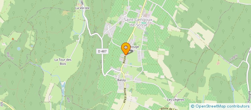 localisation de l'entreprise MADAME TIPHAINE GAGUIN à SAINT-GENGOUX-DE-SCISSE