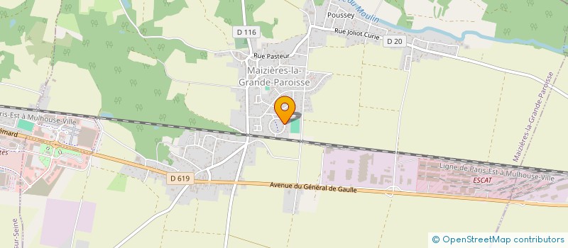 localisation de l'entreprise MADAME TIPHAINE GANANCA à MAIZIERES-LA-GRANDE-PAROISSE