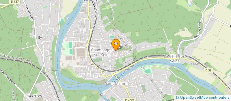 localisation de l'entreprise MADAME TIPHAINE GARCIA à CHAMPAGNE SUR SEINE