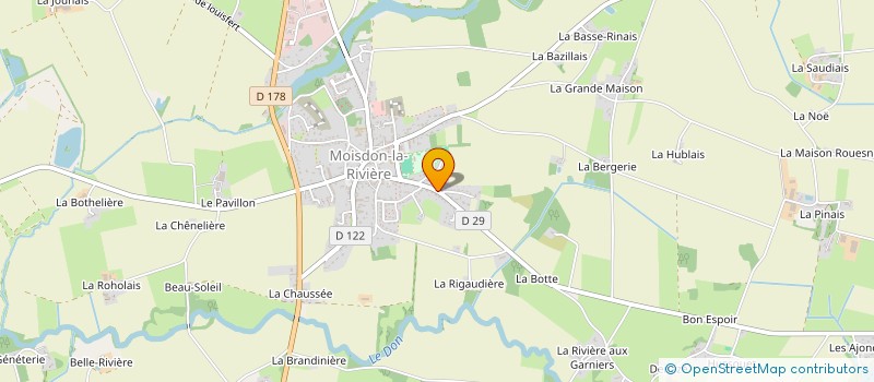 localisation de l'entreprise MADAME TIPHAINE GASNIER à MOISDON-LA-RIVIERE