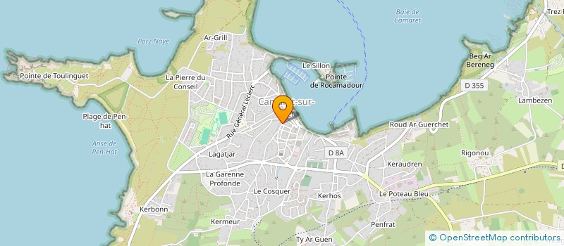 localisation de l'entreprise MADAME TIPHAINE GESTIN  CAMARET-SUR-MER