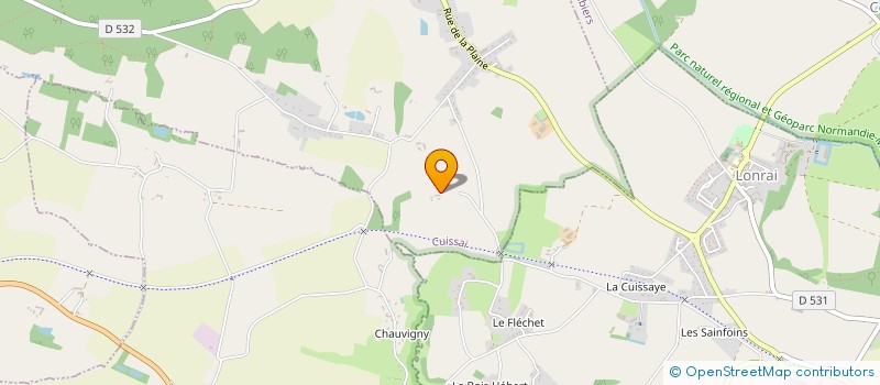 localisation de l'entreprise MADAME TIPHAINE GODEFROY à CUISSAI