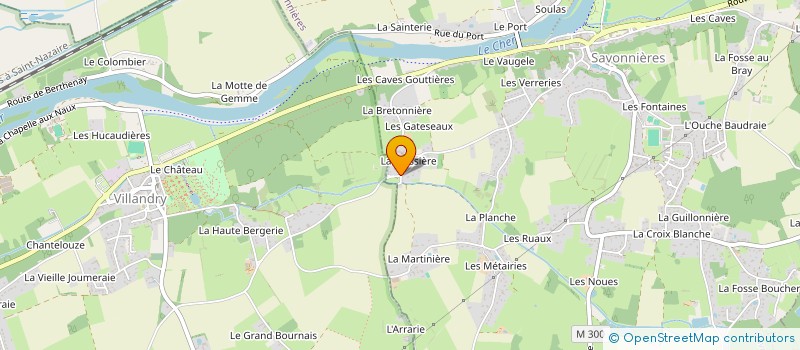 localisation de l'entreprise MADAME TIPHAINE GUILLOT  SAVONNIERES