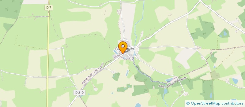 localisation de l'entreprise MADAME TIPHAINE GUIVIER  BLANDOUET-SAINT JEAN