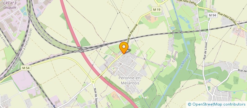 localisation de l'entreprise MADAME TIPHAINE HAMEL à PERONNE-EN-MELANTOIS