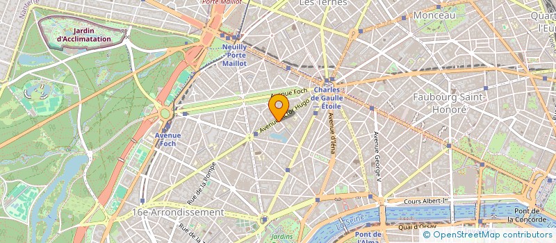 localisation de l'entreprise MADAME TIPHAINE HUE  PARIS