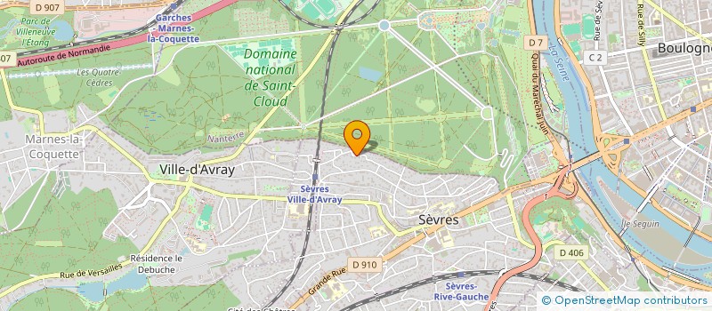 localisation de l'entreprise MADAME TIPHAINE JARRY  SEVRES