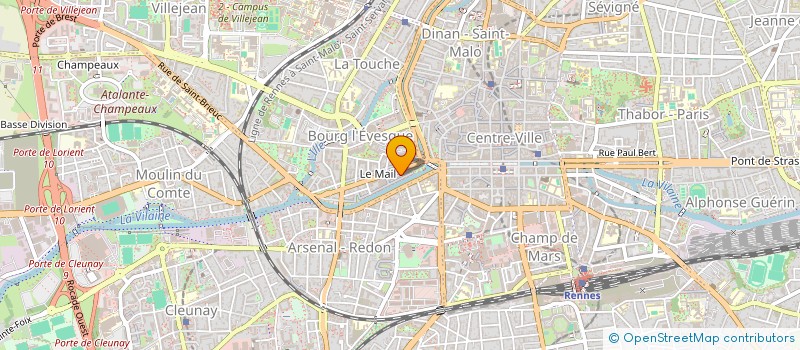 localisation de l'entreprise MADAME TIPHAINE JOULAN  RENNES