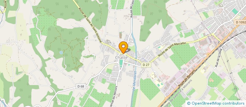 localisation de l'entreprise MADAME TIPHAINE LAGACHE  CHATTE