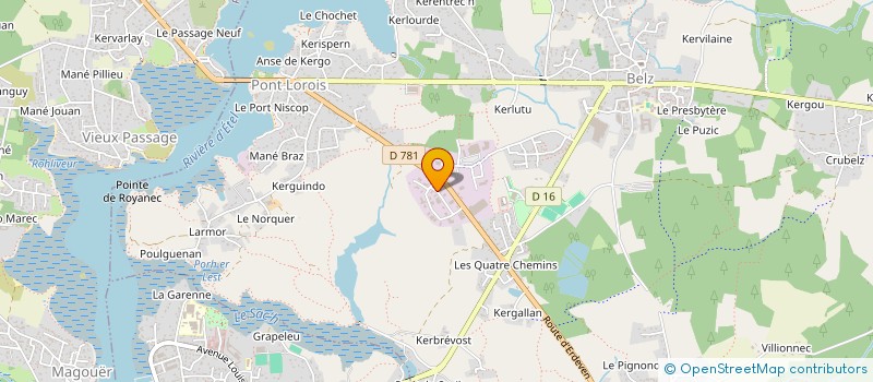 localisation de l'entreprise MADAME TIPHAINE LE BIHAN  BELZ