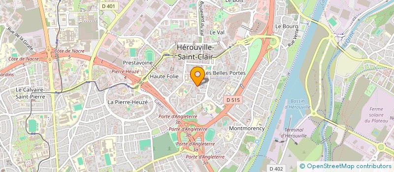 localisation de l'entreprise MADAME TIPHAINE LE BROUDER  HEROUVILLE-SAINT-CLAIR