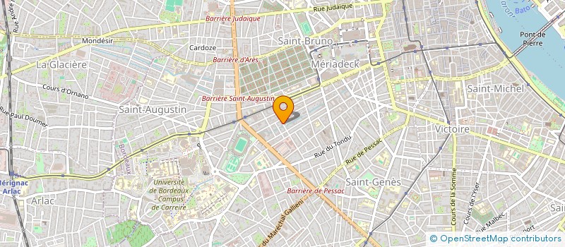 localisation de l'entreprise MADAME TIPHAINE LE GALL à BORDEAUX