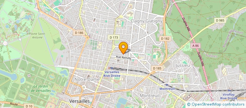 localisation de l'entreprise MADAME TIPHAINE LE HAGRE à VERSAILLES