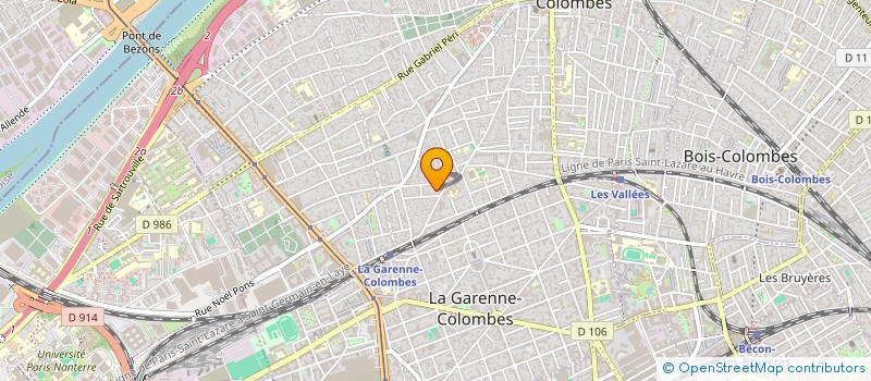 localisation de l'entreprise MADAME TIPHAINE LE LASSEUR à COLOMBES