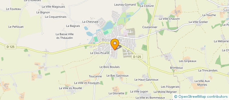 localisation de l'entreprise MADAME TIPHAINE LE MOING  BOISGERVILLY