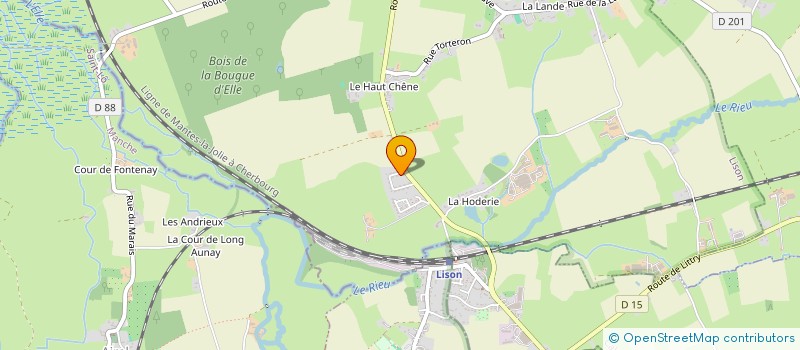 localisation de l'entreprise MADAME TIPHAINE LECLUZE  LISON