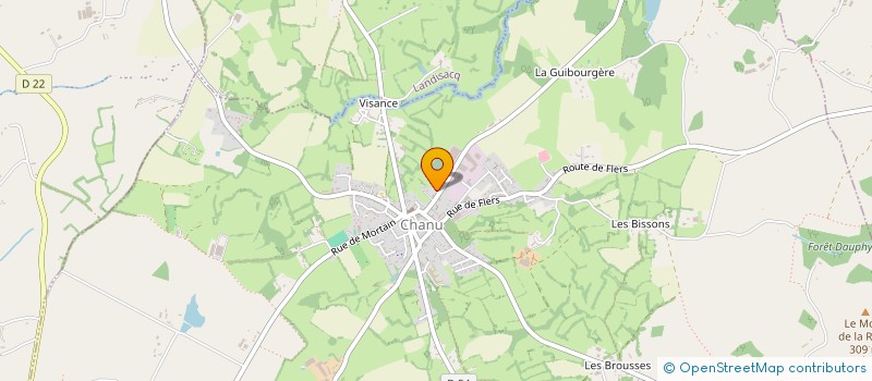 localisation de l'entreprise MADAME TIPHAINE LEPRINCE à CHANU