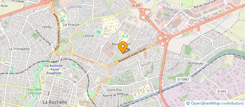 localisation de l'entreprise MADAME TIPHAINE LETORT  LA ROCHELLE