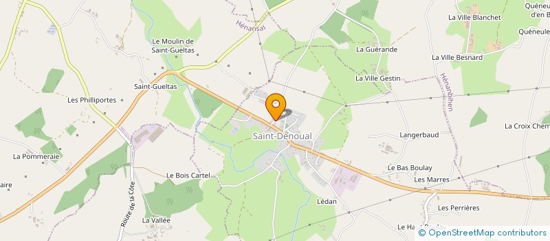 localisation de l'entreprise MADAME TIPHAINE LEVEQUE  SAINT-DENOUAL