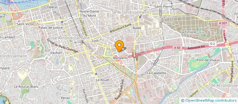 localisation de l'entreprise MADAME TIPHAINE LEVY à MARSEILLE