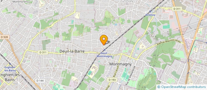 localisation de l'entreprise MADAME TIPHAINE LOULENDO  GROSLAY