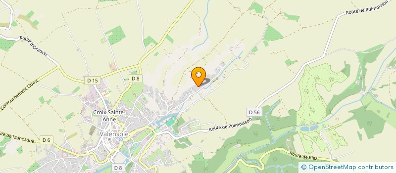 localisation de l'entreprise MADAME TIPHAINE MAEGHT  VALENSOLE