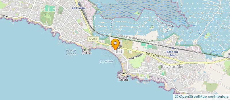 localisation de l'entreprise MADAME TIPHAINE MAHE à BATZ-SUR-MER