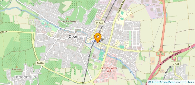 localisation de l'entreprise MADAME TIPHAINE MAISONNEUVE  OBERNAI