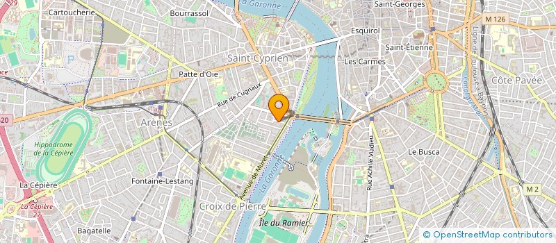 localisation de l'entreprise MADAME TIPHAINE MARIE LACIRE  TOULOUSE