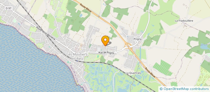 localisation de l'entreprise MADAME TIPHAINE MARTIN  LES MOUTIERS-EN-RETZ