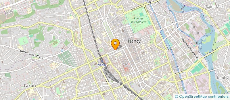 localisation de l'entreprise MADAME TIPHAINE MARTIN  NANCY