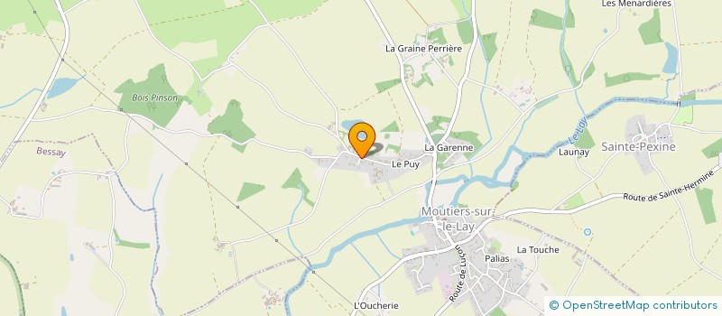 localisation de l'entreprise MADAME TIPHAINE MAUPETIT  MOUTIERS-SUR-LE-LAY