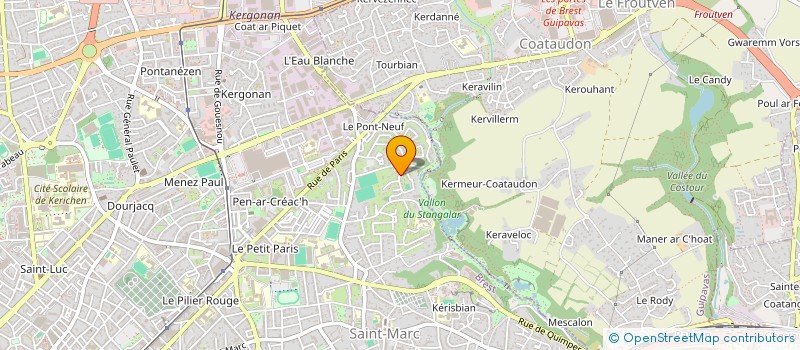 localisation de l'entreprise MADAME TIPHAINE MAZE à BREST