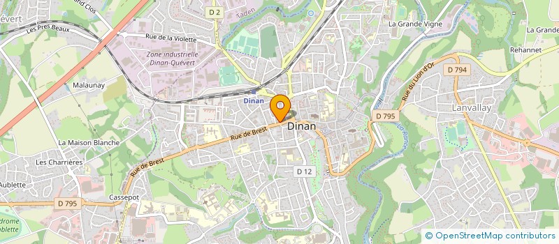 localisation de l'entreprise MADAME TIPHAINE MEHEUST à DINAN